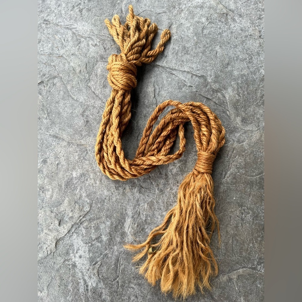 Vintage Macrame Jute Plant Hanger Large Planter‎ Basket BOHO Twist Hanging